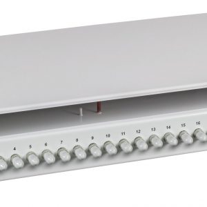 spleissbox ST 9/125 OS2 ausziehbar 12 Pigtails abgesetzt/12 Kuppl.