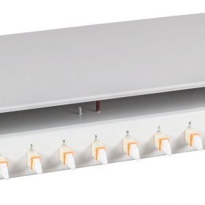 spleissbox E2000-APC 9/125 OS2 ausziehbar 24 Pigtails abgesetzt/24 Kuppl.